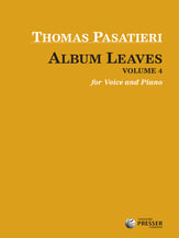 Album Leaves, Vol. 4 Vocal Solo & Collections sheet music cover
